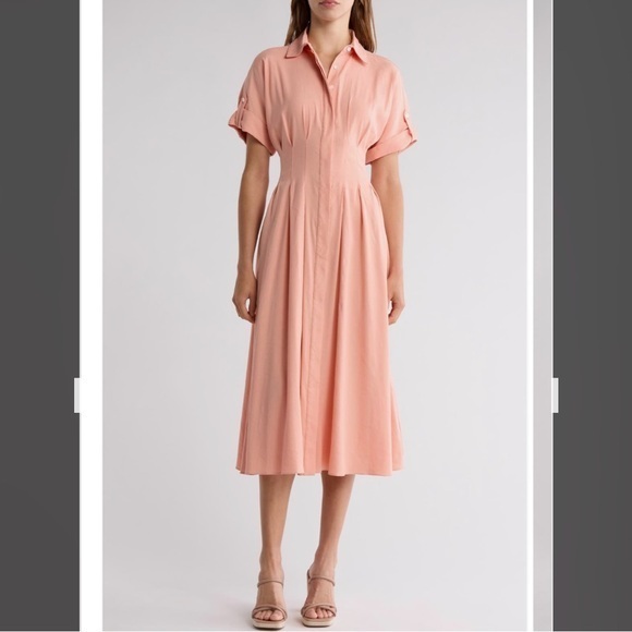 Veronica Beard Dresses & Skirts - Veronica Beard Adavi Linen Blend Shirtdress in